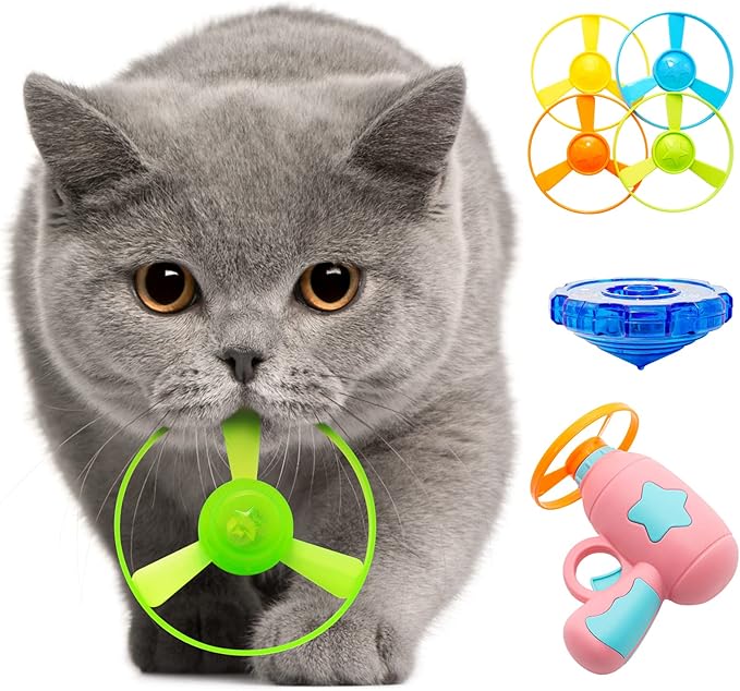Cat Frisbee Launcher Toy