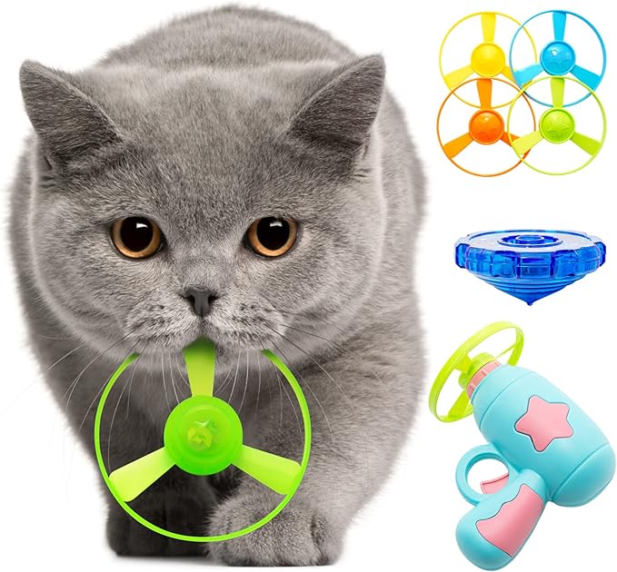 Cat Frisbee Launcher Toy