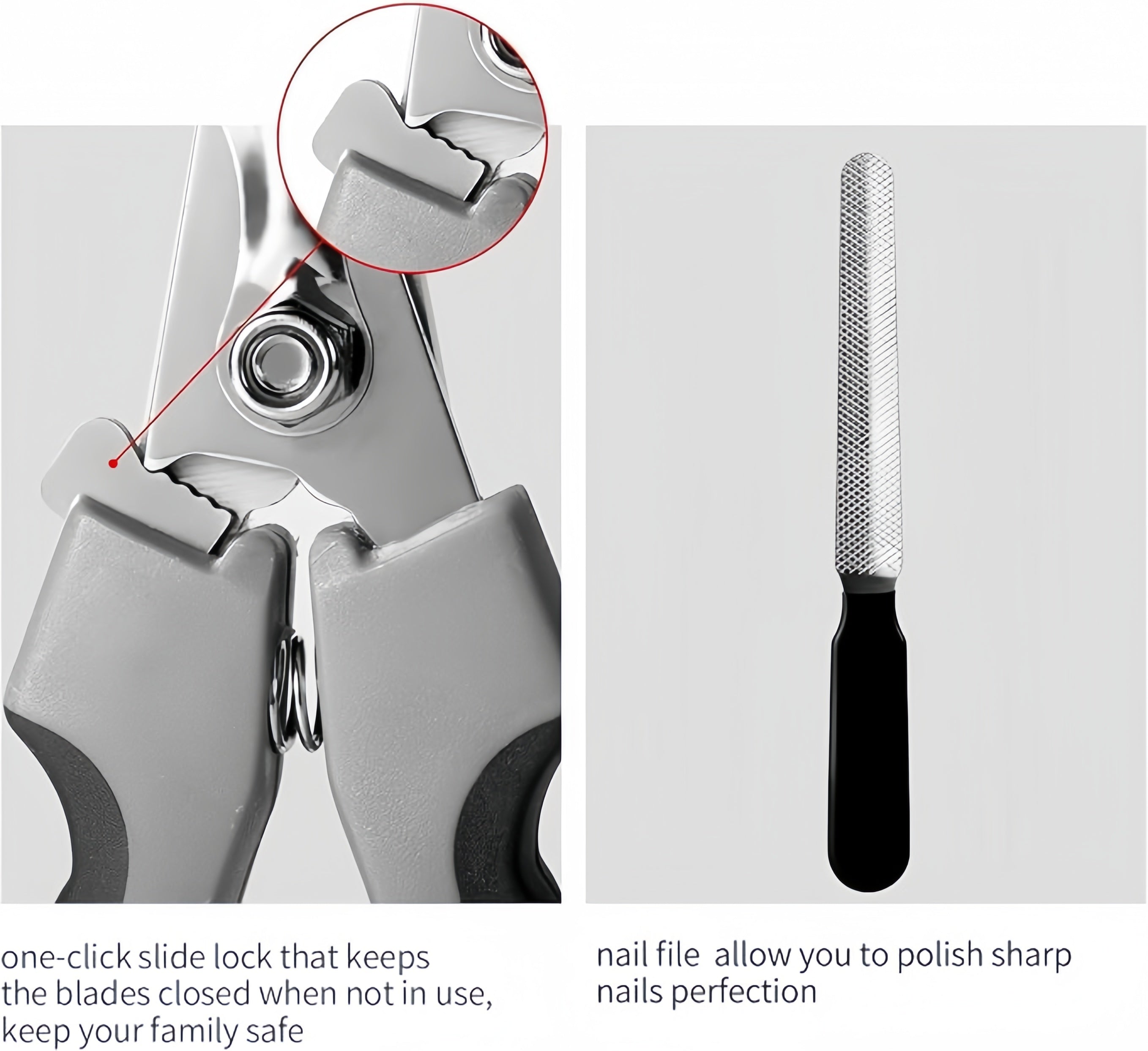 Pets Nail Clippers and Trimmers - with Safety Guard to Avoid Overcutting