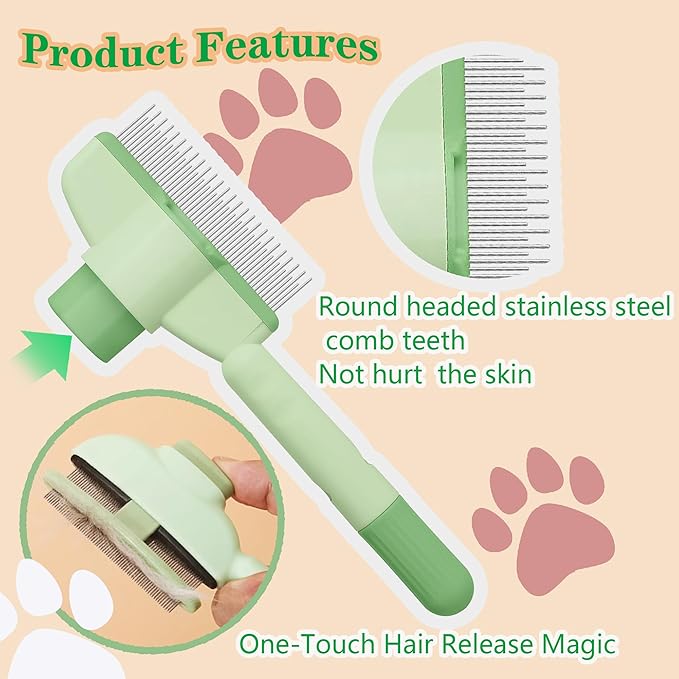 Pet Hair Removal Cat Grooming Brush