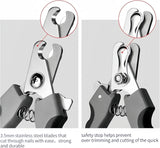 Pets Nail Clippers and Trimmers - with Safety Guard to Avoid Overcutting