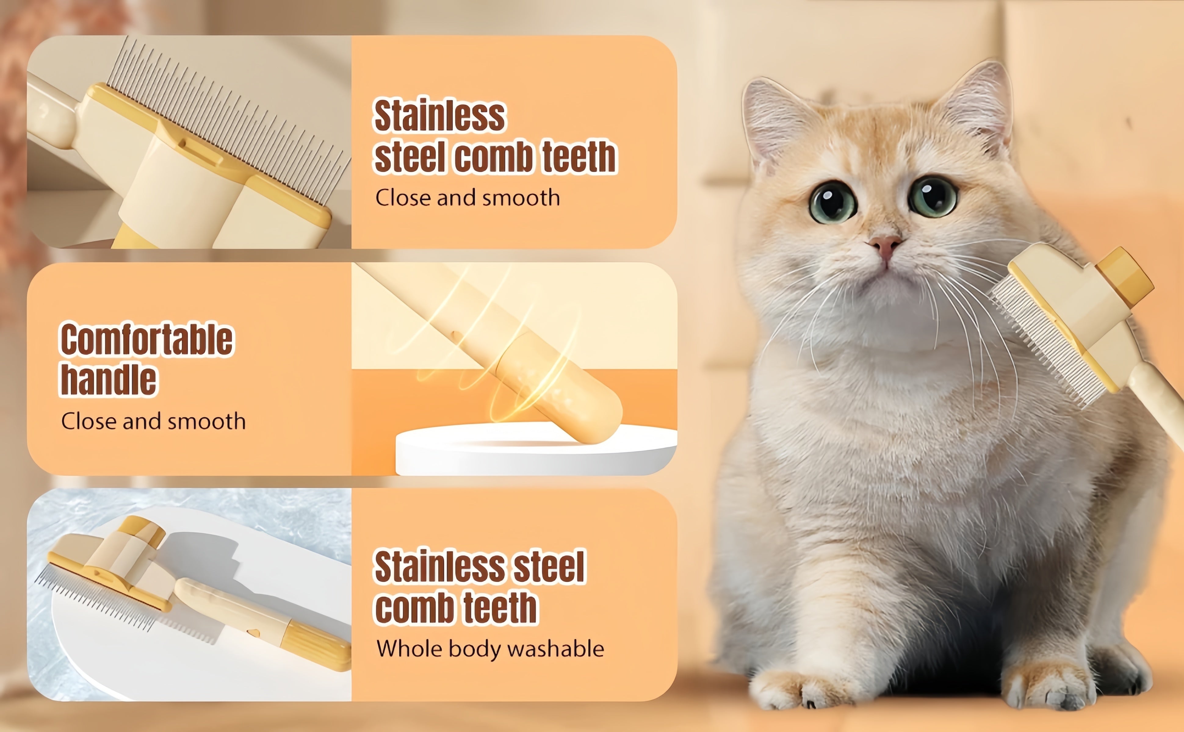 Cat Grooming Brush Dog