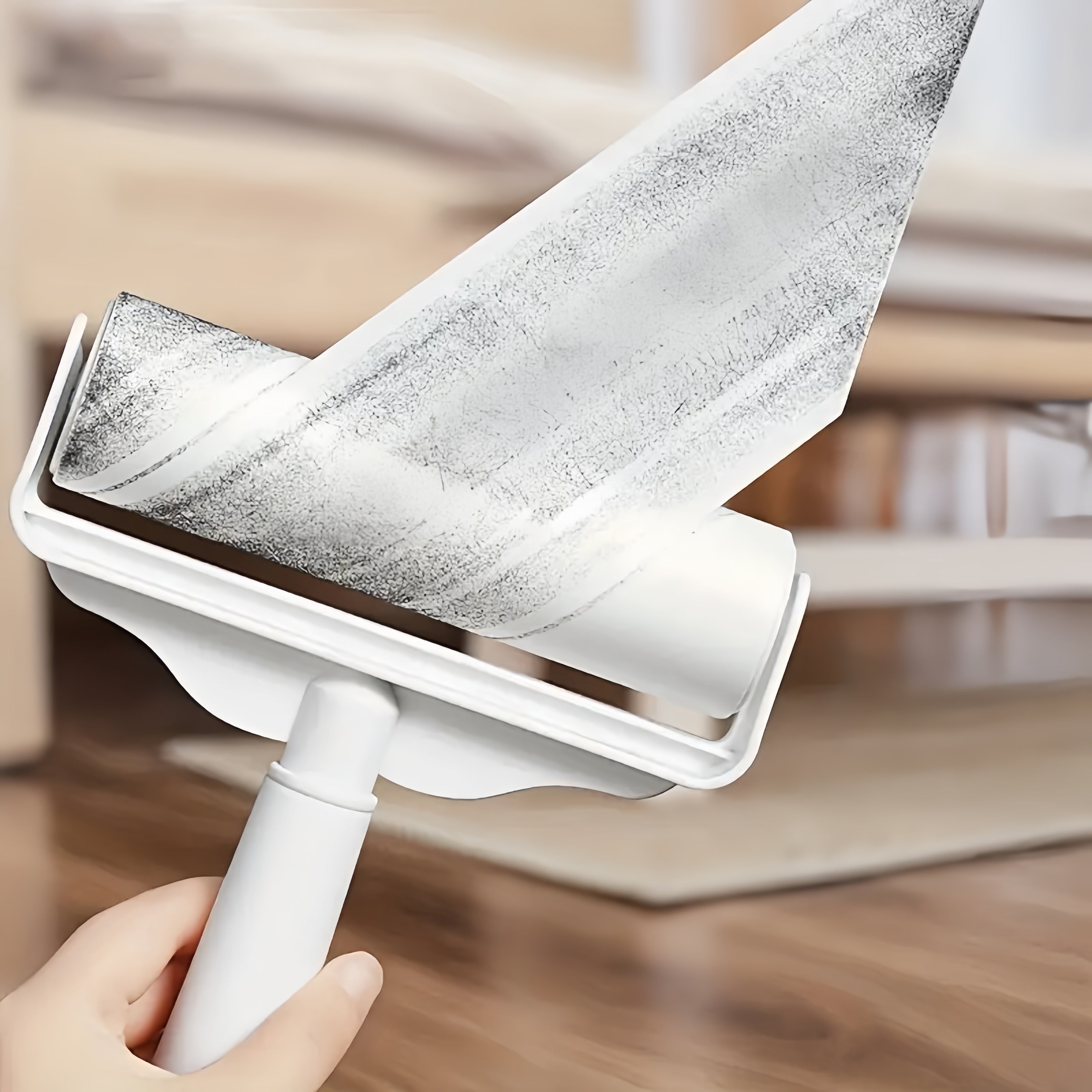 Large Lint Rollers for Carpet, Sticky Rollers for Floor with 4 Extendable Handle