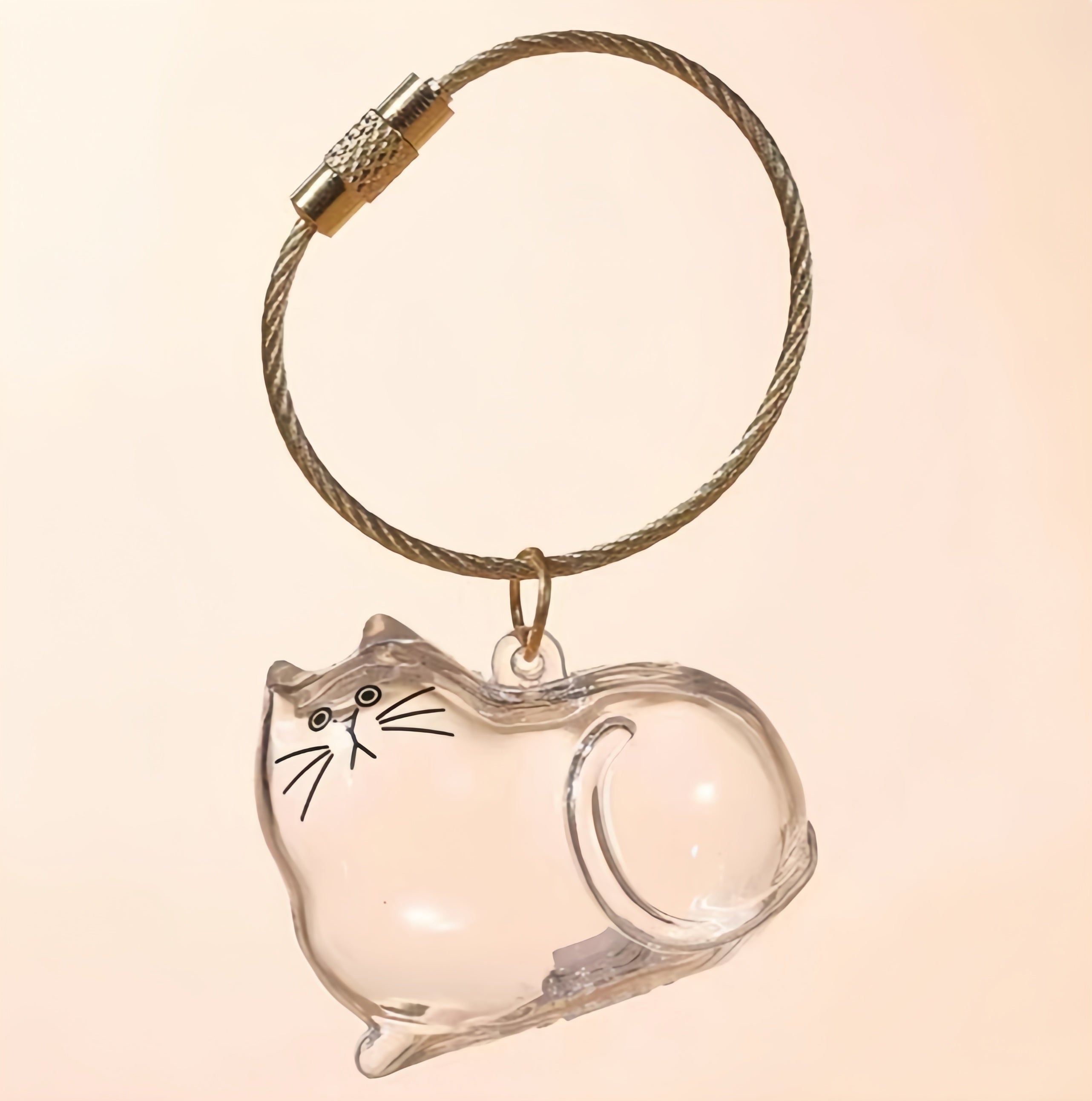 Larleaf Cat Hair Storage Keychain
