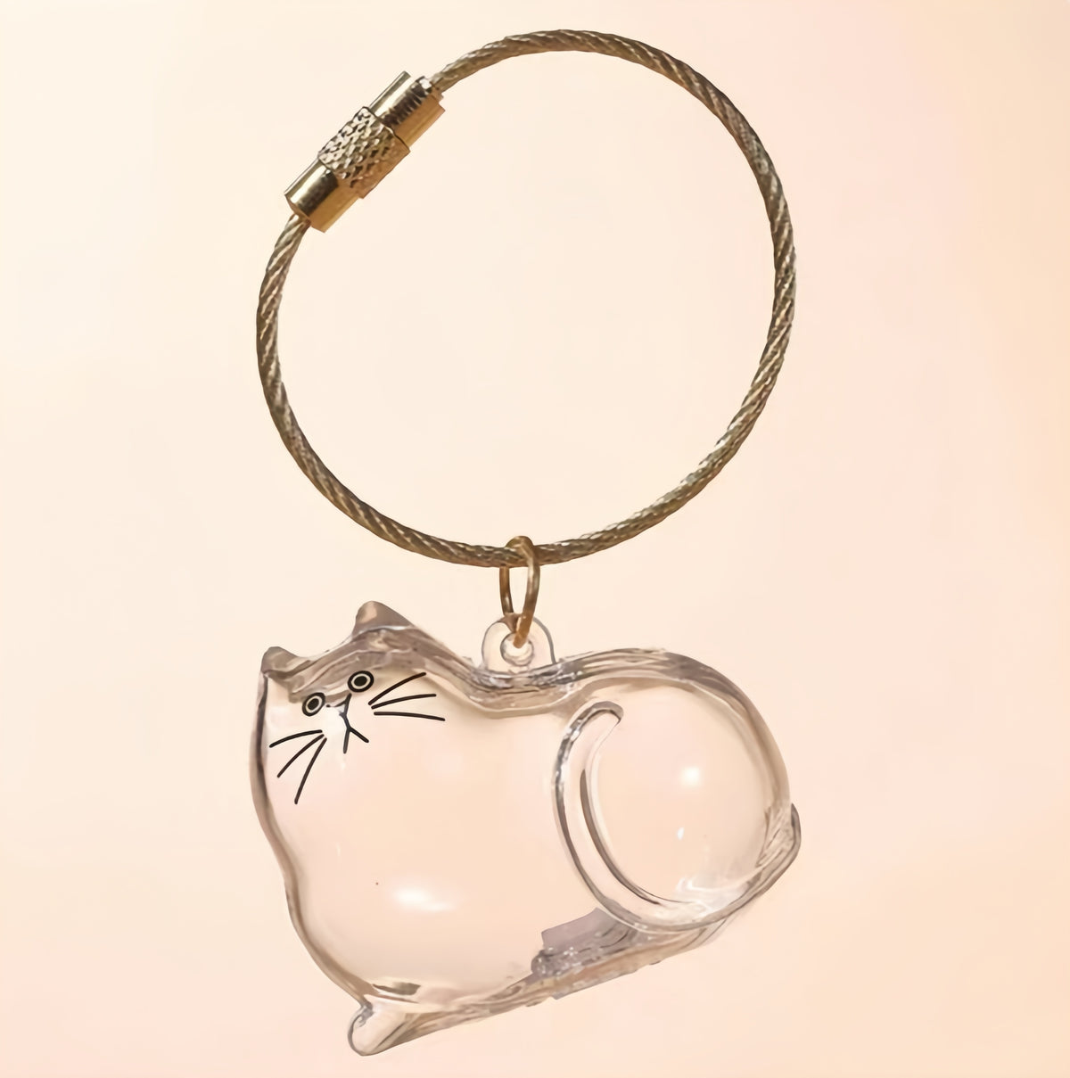 Larleaf Cat Hair Storage Keychain